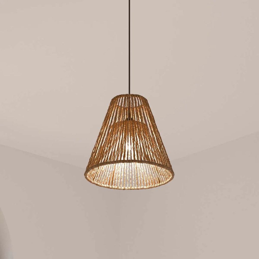 Φωτιστικό Οροφής Μονόφωτο A-S Giada Natural Rope 157702