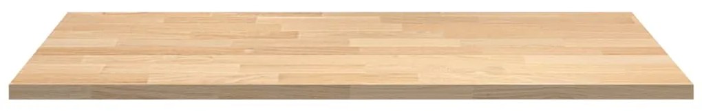 vidaXL πάγκος εργασίας κουζίνας 120x63,5x2,7 εκ. στερεό δρυς ορθογώνιο