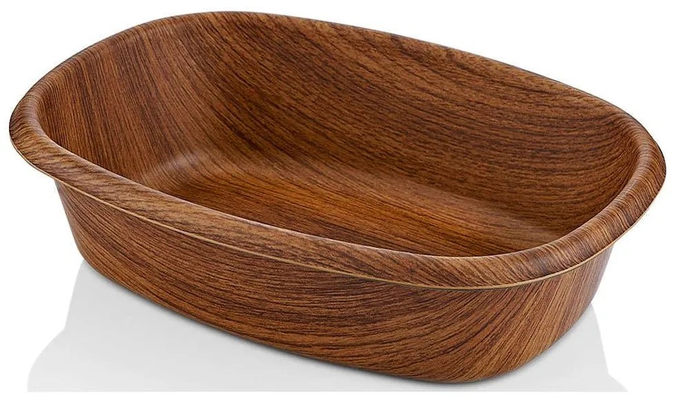 Καλάθι Ψωμιού 10138 29x20,5x6,5cm Brown Evelin Polystyrene