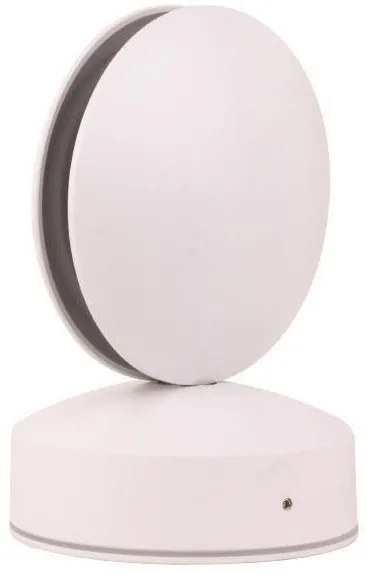Φωτιστικό Τοίχου LED 8W Φ11 3000K IP65 Αλουμίνιο Λευκό 145-20227 Eurolamp-145-20227-Λευκό 145-20227