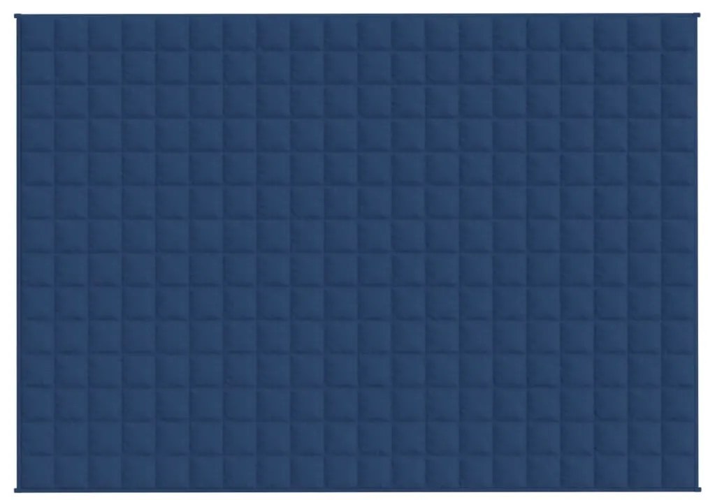 vidaXL Κουβέρτα Βαρύτητας Μπλε 138 x 200 εκ. 10 κ. Υφασμάτινη