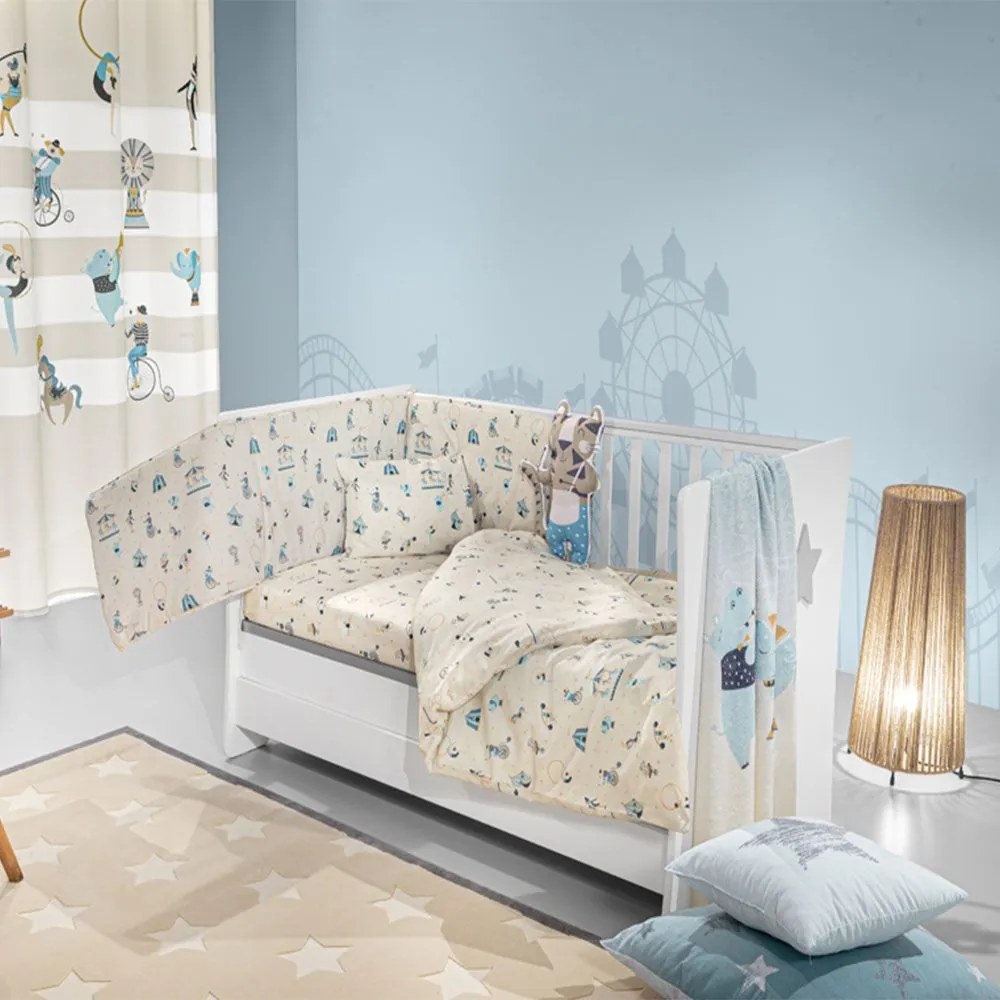 Σετ Κούνιας Enjoy 3τμχ Sky Saint Clair 100% Cotton