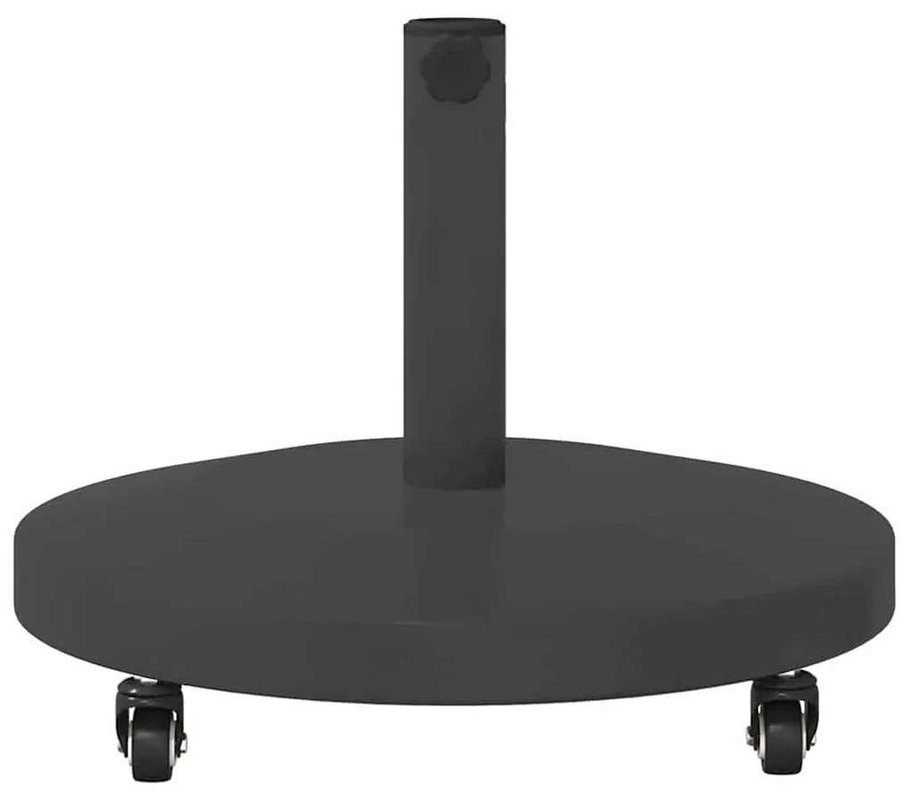 vidaXL Εξωτερική βάση ομπρέλας Σκούρο γκρι 48 x 48 x 32 εκ.