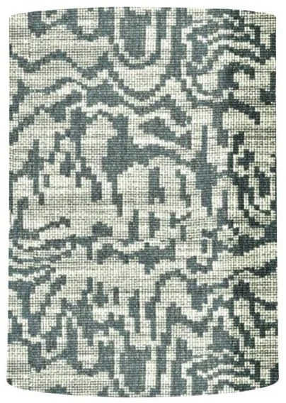 Καπέλο Φωτιστικού 1xE27 Λινό Φ30cm Big Weave Ebb&amp;Flow-SH101116-D-Πετρόλ/Τιρκουάζ SH101116-D