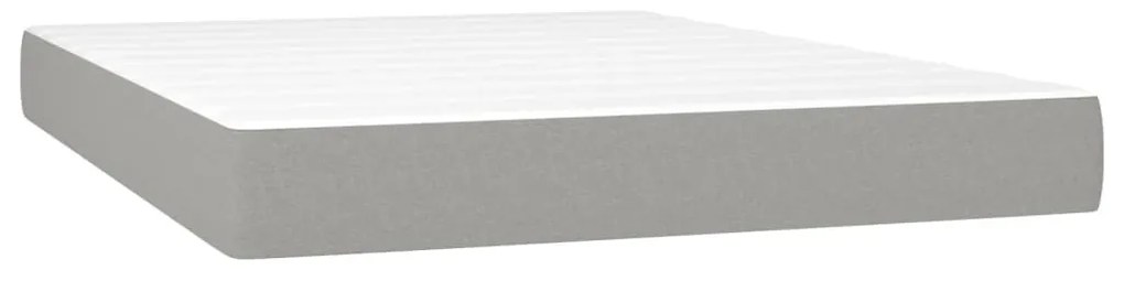 ΚΡΕΒΑΤΙ BOXSPRING ΜΕ ΣΤΡΩΜΑ ΑΝΟΙΧΤΟ ΓΚΡΙ 140X190 ΕΚ. ΥΦΑΣΜΑΤΙΝΟ 3139889