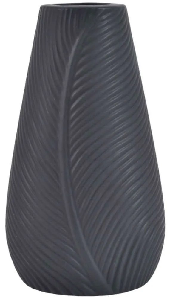 Βάζο Ανάγλυφο 832859 18,2x14,3x33,5cm Anthracite Ankor Ceramic