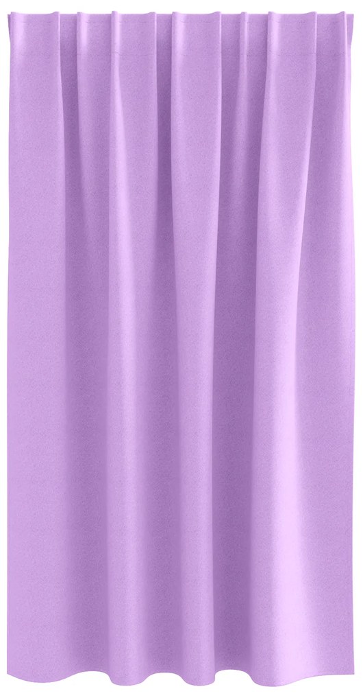 vidaXL Κουρτίνες με κουρτίνες 2 pcs Μοβ 140 x 140 cm Πολυεστέρας