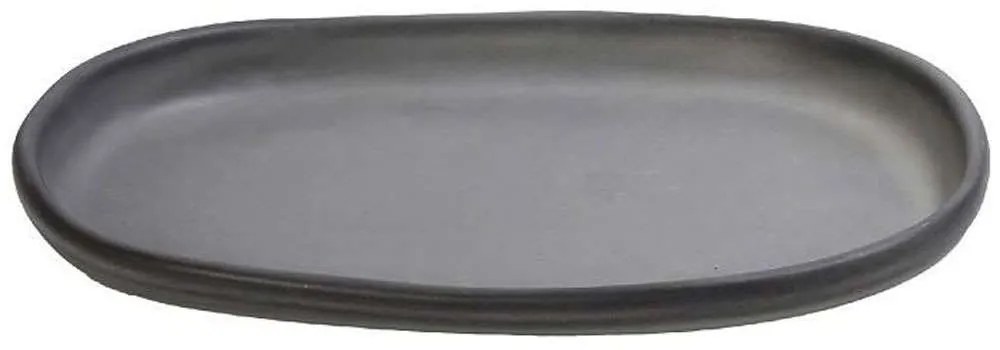 Πιάτο Ρηχό Canyon GMT401K2 21x13,5x2cm Dark Grey Espiel Clay
