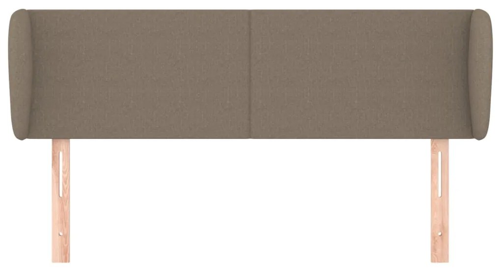 vidaXL Κεφαλάρι με Πτερύγια Taupe 147 x 23 x 78/88 εκ. Υφασμάτινο