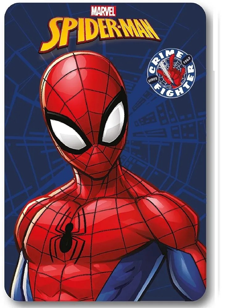 Κουβέρτα Βρεφική Fleece Marvel Spider-Man 29 Blue DimCol Cradle 100x140cm Πολυέστερ
