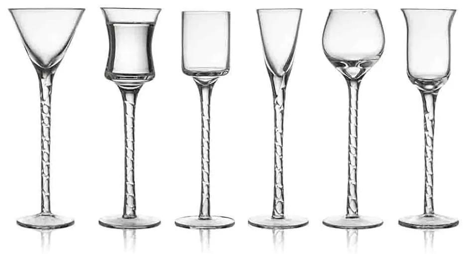 Ποτήρια Schnapps (Σετ 6Τμχ) 27585 25-50ml Clear Lyngby Glass Γυαλί