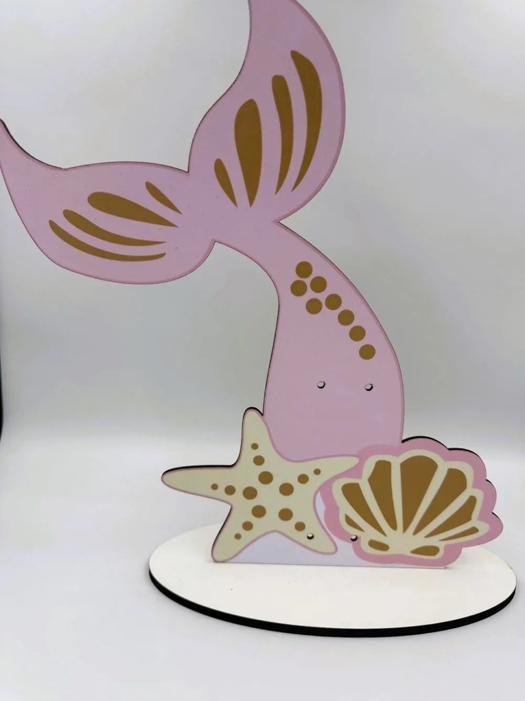 Ουρά γοργόνας Αρωματική λαμπάδα - Σετ Λαμπάδα, Πλάτη με βάση και Αυγό