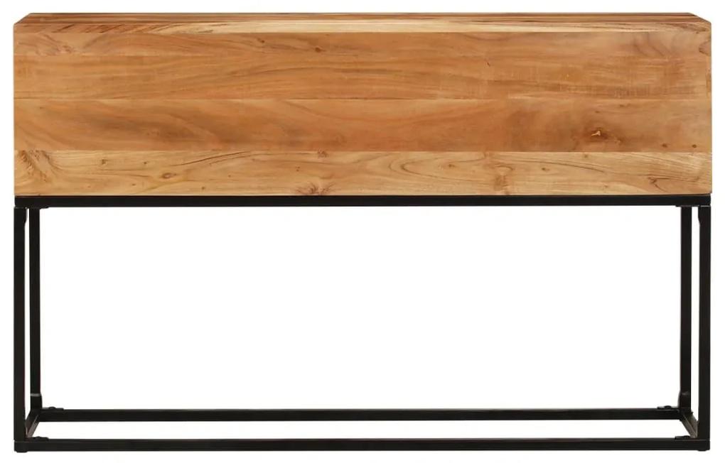 Τραπέζι Κονσόλα 120 x 30 x 75 εκ. από Μασίφ Ξύλο Ακακίας - Καφέ
