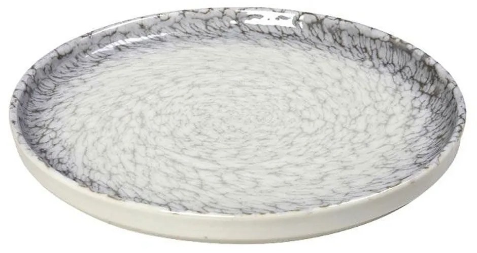 Πιάτο Ρηχο Step Canvas KNA130K6 Φ21cm Grey Espiel Porcelain