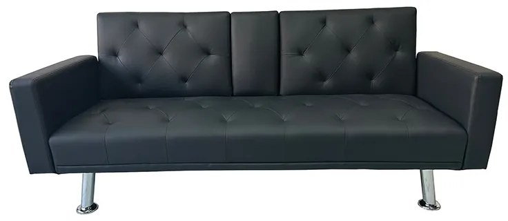 REST/ARMS BLACK PU ΚΑΝΑΠΕΣ-ΚΡΕΒΑΤΙ 188X88εκ.
