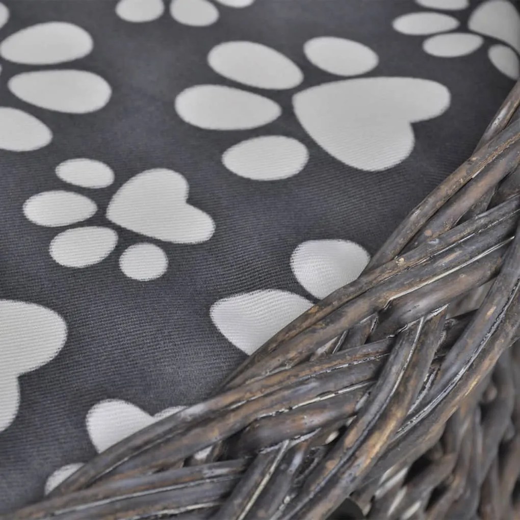 Γατόδεντρο/Σπίτι/ Κρεβάτι/Ονυχοδρόμιο με Μαξιλάρι από Ξύλο Ιτιάς