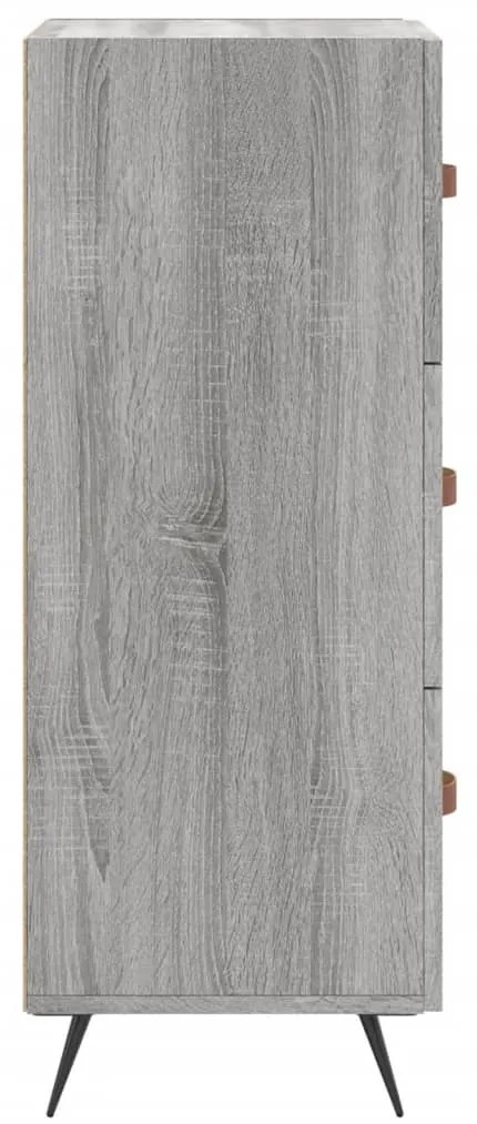 vidaXL Ντουλάπι Γκρι Sonoma 34,5x34x90 εκ. από Επεξεργασμένο Ξύλο