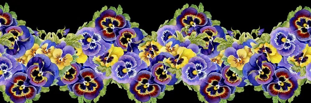 Εικόνα όμορφο λουλουδάτο μοτίβο - 120x40
