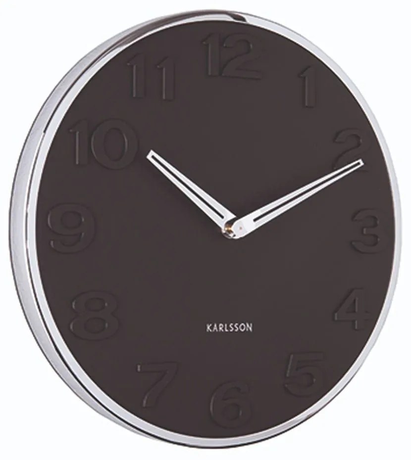 Ρολόι Τοίχου KA5759BK 30cm New Original Black Karlsson Metal