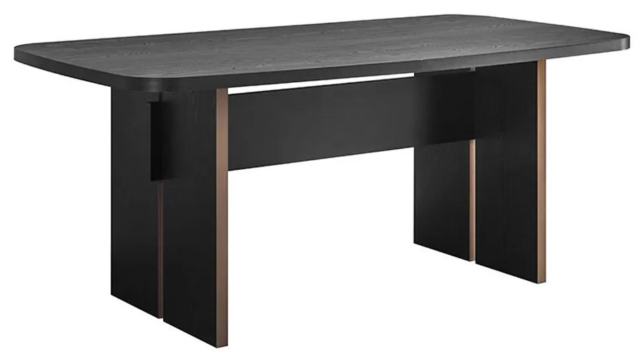 Liberta DARK ΤΡΑΠΕΖΙ ΜΑΥΡΟ OAK 180x95xH75cm 180x95xH75cm 02-0491