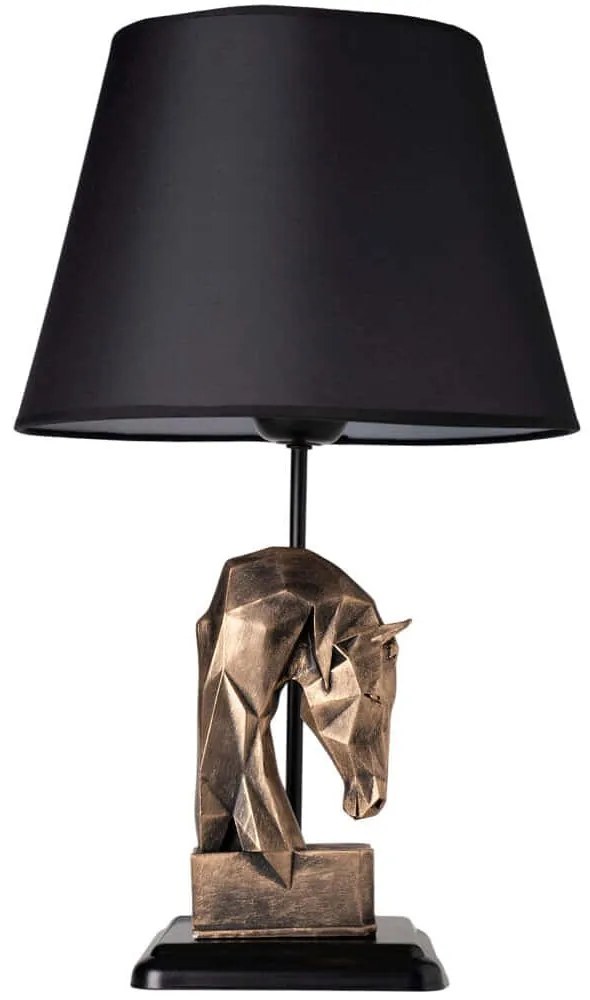 Φωτιστικό Επιτραπέζιο 687HMY1513 Φ24x50cm E27 40W Gold-Black Opviq