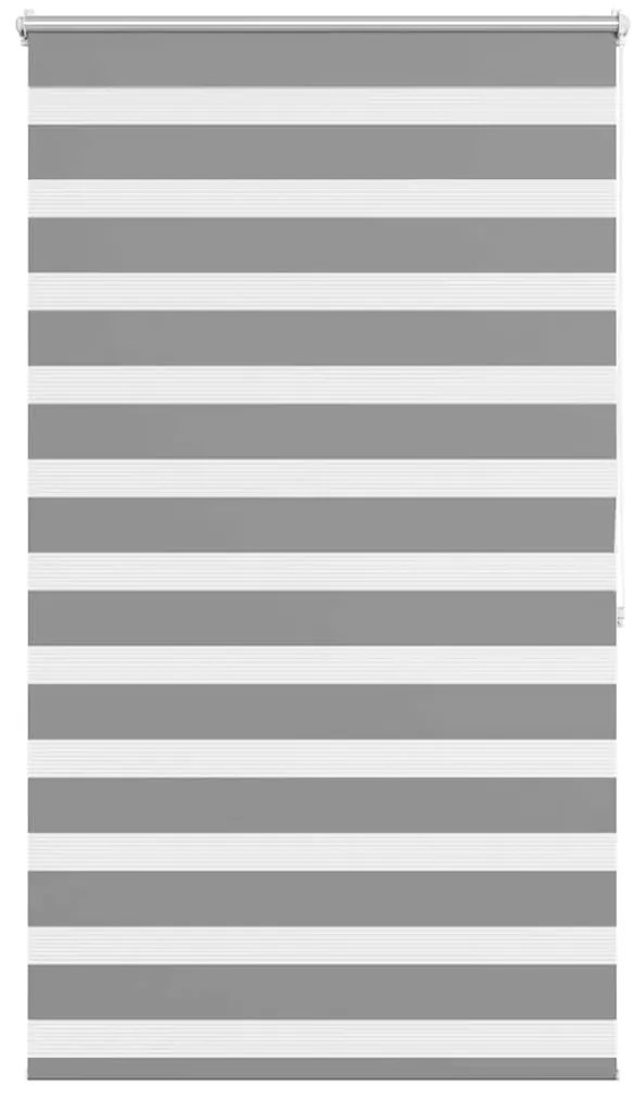 vidaXL Ρόλερ Ζebra Γκρι 100 x 175cm