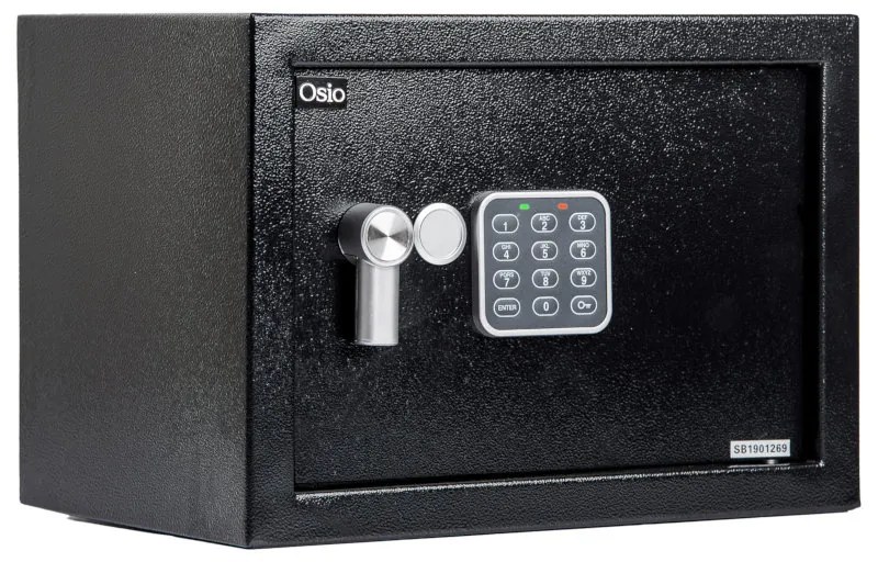 Χρηματοκιβώτιο Με Ηλεκτρονική Κλειδαριά 35x25x25cm OSIO OSB-2535BL