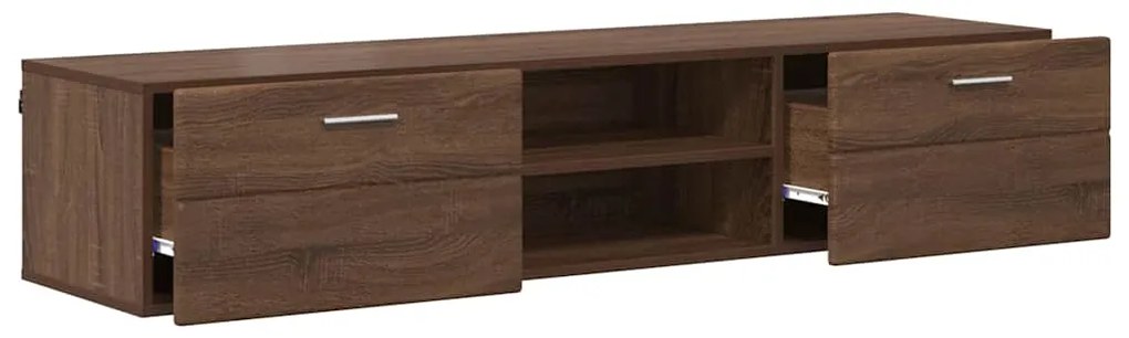 vidaXL Ντουλάπι TV Καφέ δρυς 150 x 39 x 30 εκ Επεξεργασμένο ξύλο