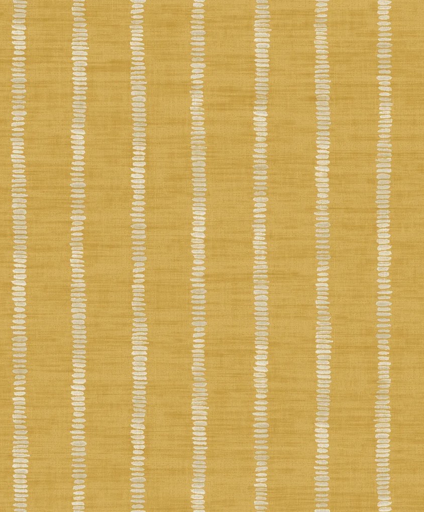 Ταπετσαρία τοίχου Journeys Silk Road Stripe Ochre 610608