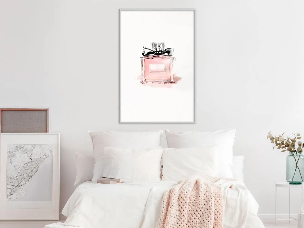 Αφίσα - Pink Scent - 20x30 - Χρυσό - Με πασπαρτού