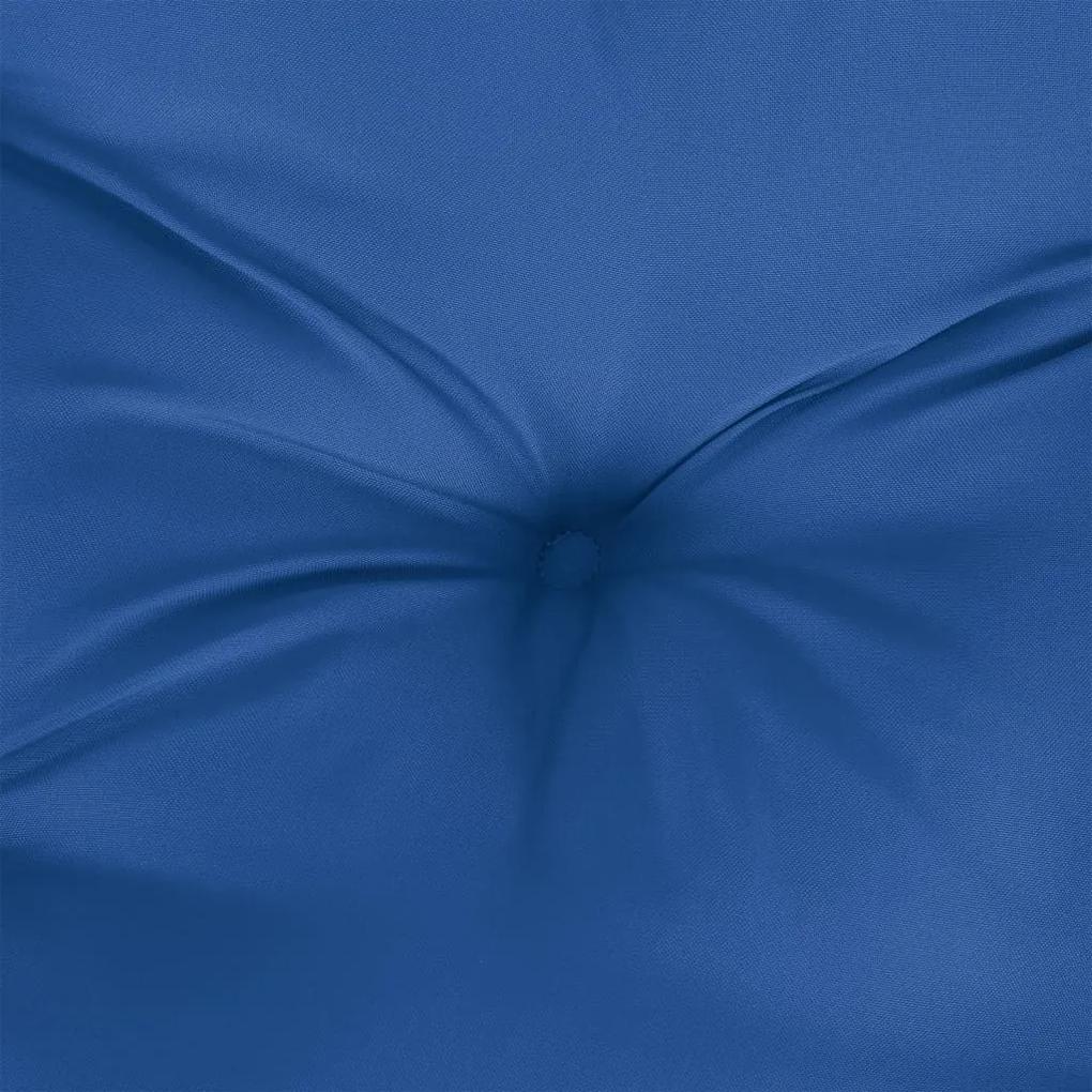 Μαξιλάρι Παλέτας Μπλε Ρουά 58 x 58 x 10 εκ. Υφασμάτινο - Μπλε