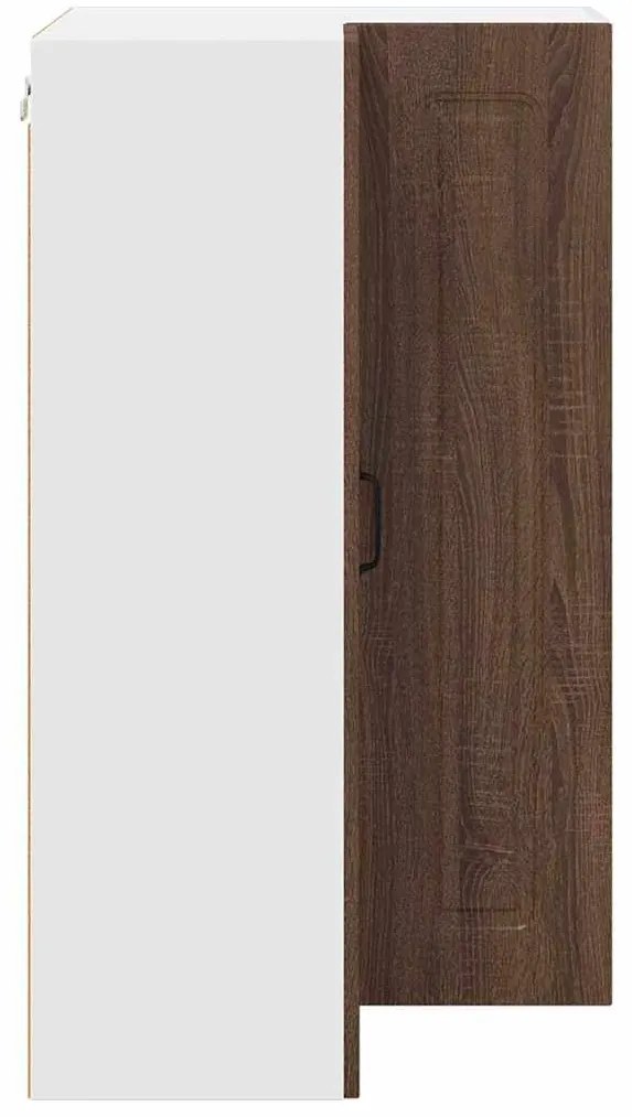 vidaXL Ντουλάπα Κουζίνας με ράφι Καφέ δρυς 57 x 57 x 100 εκ.