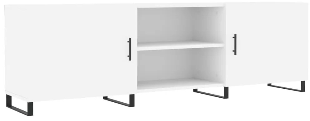 vidaXL Έπιπλο Τηλεόρασης Λευκό 150x30x50 εκ. από Επεξεργασμένο Ξύλο