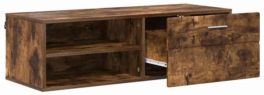 vidaXL Ντουλάπι TV Καπνιστή δρυς 100.5 x 39 x 30 εκ Επεξεργασμένο ξύλο