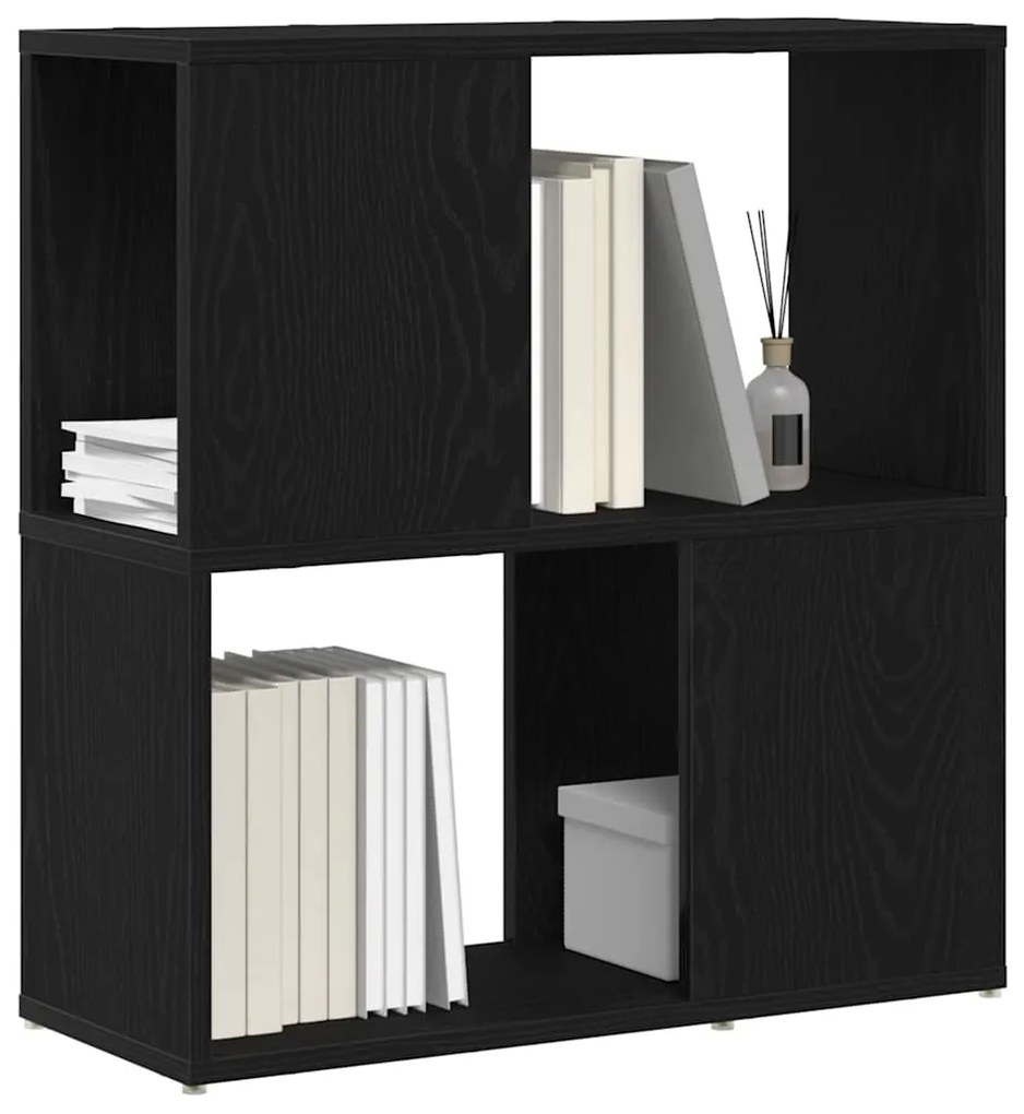 vidaXL Κέντρο ψυχαγωγίας Μαύρο 60 x 24 x 63 cm Επεξεργασμένο ξύλο