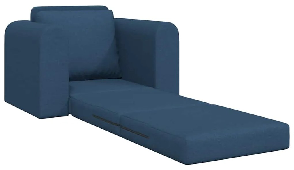 vidaXL Καναπές Κρεβάτι 2 σε 1 Μπλε 98x71x83 εκ. Ύφασμα