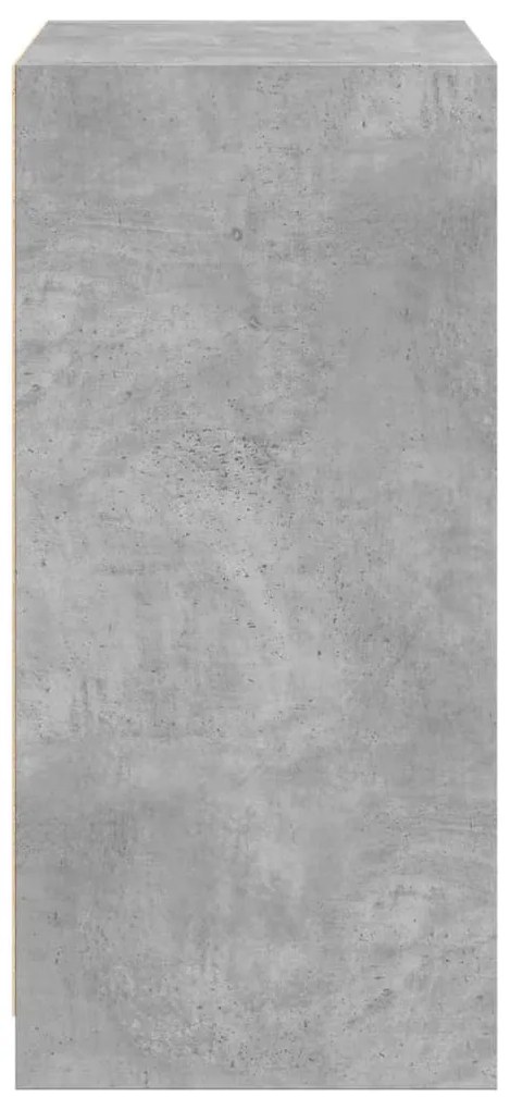 vidaXL Ντουλάπα Γκρι Σκυροδέματος 48x41x102 εκ. από Επεξεργασμένο Ξύλο