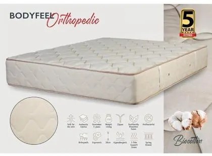 KS Strom Στρώμα Ύπνου Μονό KS Strom Βodyfeel Orthopedic 100x200x30cm (πλάτος 91-100) Biocotton BEST-253087545