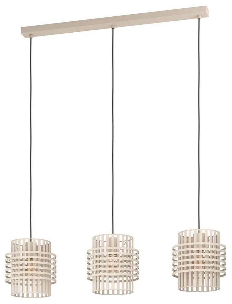Φωτιστικό Οροφής - Ράγα Oltamar 390147 3xΕ27 91x150cm Sand Eglo