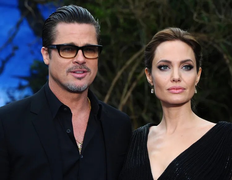 Φωτογραφία Brad Pitt and Angelina Jolie, Disney's Maleficent, Anthony Harvey