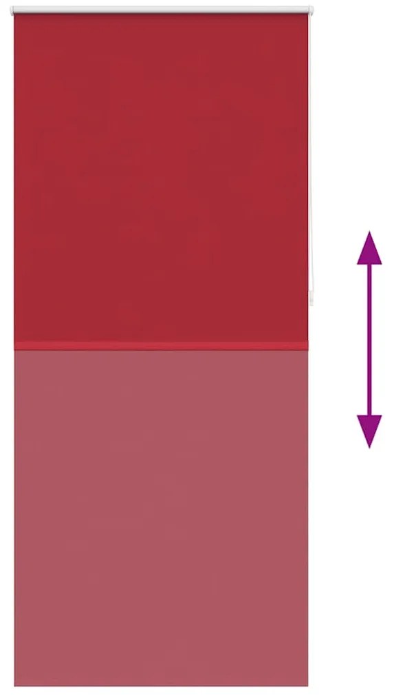 Ρόλερ Σκίασης Blackout Κόκκινο 100 x 230 cm 240156