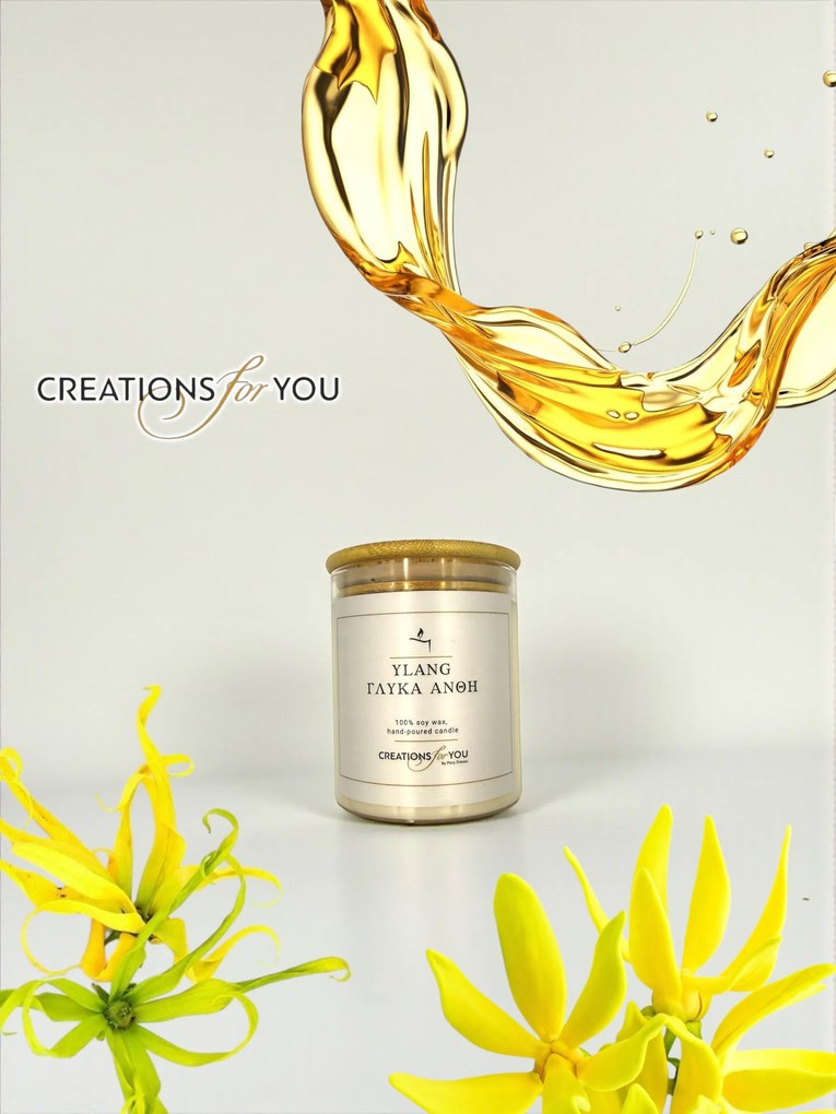 Κερί Αρωματικό Ylang Ylang (Άνθη Γλυκά) - 450 γρ. +-