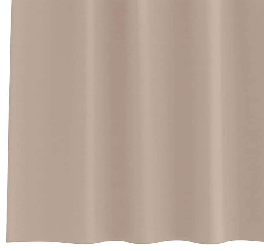 vidaXL Κουρτίνες Μαύρης Ύφανσης με Δαχτυλίδια 2 pcs Taupe