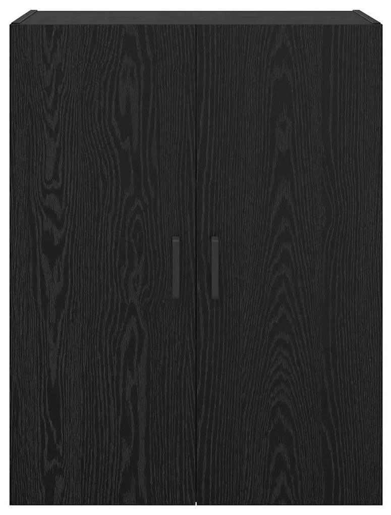 vidaXL Ντουλάπια Τοίχου 2 pcs Μαύρη δρυς 69.5 x 34 x 90 εκ.