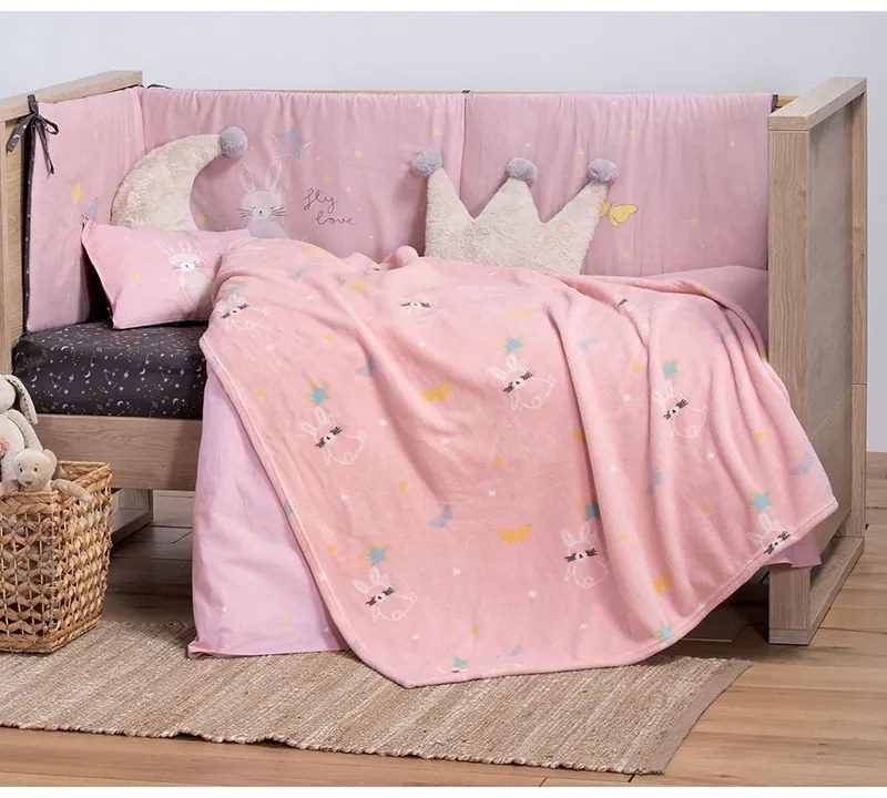 Πάντα Κούνιας Fly Love Pink 5205495567167