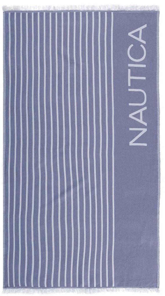 Πετσέτα Θαλάσσης - Παρεό (90x170) Nautica By Nef-Nef Homeware Stripe Denim