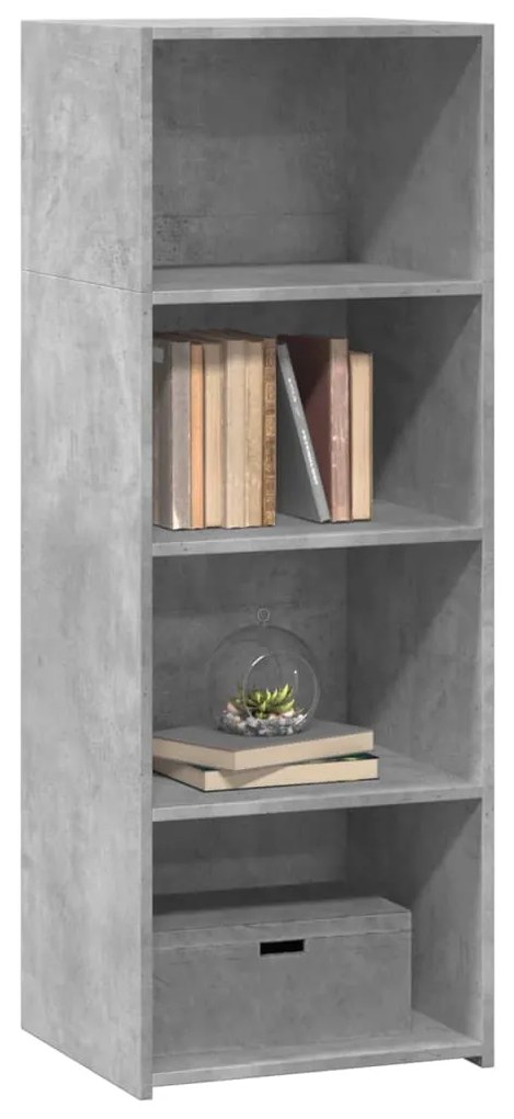 vidaXL Ντουλάπι Γκρι Σκυρ. 45x41x124 εκ. από Επεξεργασμένο Ξύλο