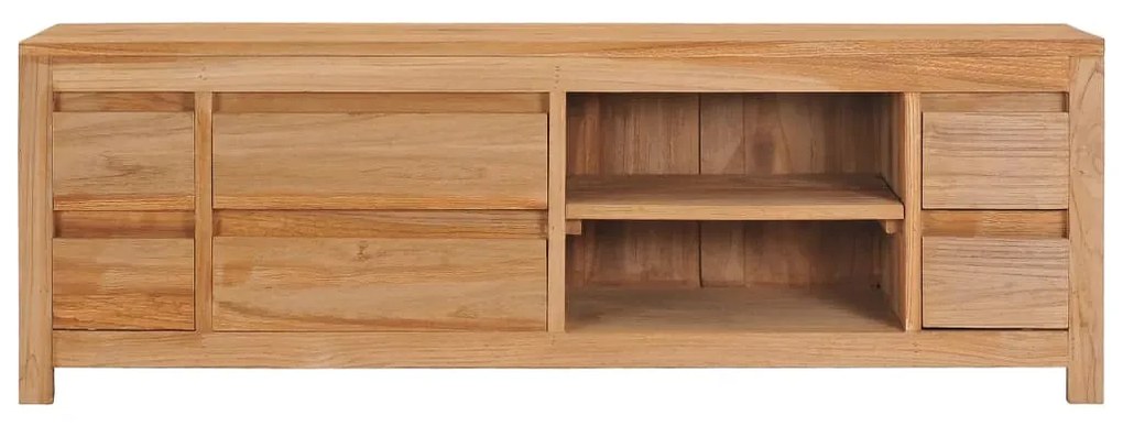 vidaXL Έπιπλο Τηλεόρασης 120 x 30 x 40 εκ. από Μασίφ Ξύλο Teak