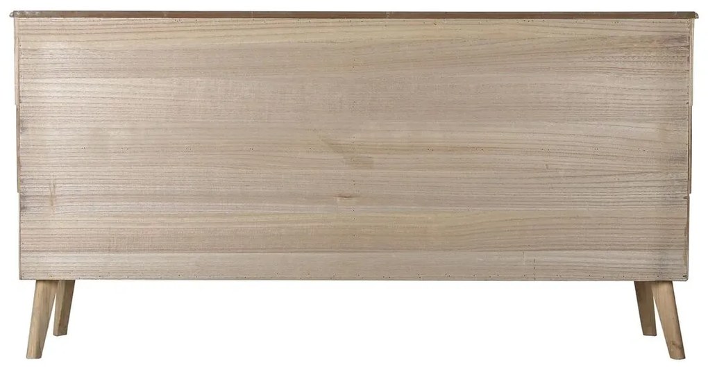 Σκευοθήκη DKD Home Decor Χρυσό Ανοιχτό καφέ Ξυλο παουλόβνια Ξύλο MDF 157 x 40 x 80 cm