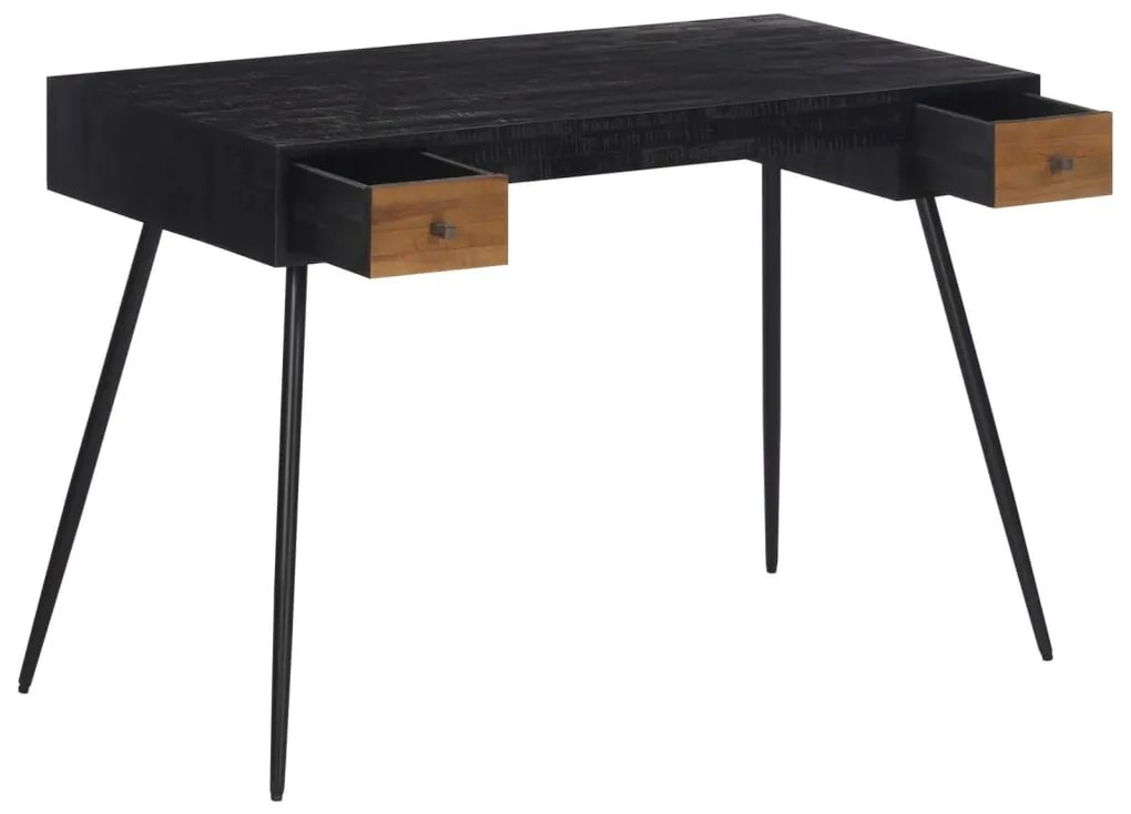 vidaXL Γραφείο 117 x 56,5 x 75 εκ. από Μασίφ Ανακυκλωμένο Teak